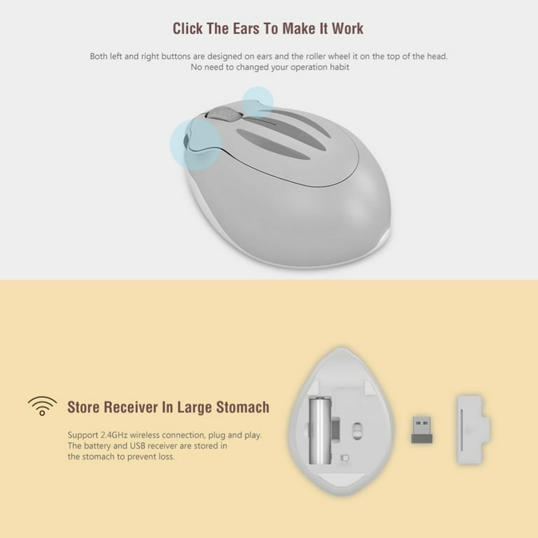 Froiny 1pc Wireless Mouse Cute Hamster Shaped Computer Mouse Hamster Design Mouse for Computer Laptop Blue Froiny 1pc Wireless Mouse Cute Hamster Shaped Computer Mouse Hamster Design Mouse for Computer Laptop Blue
